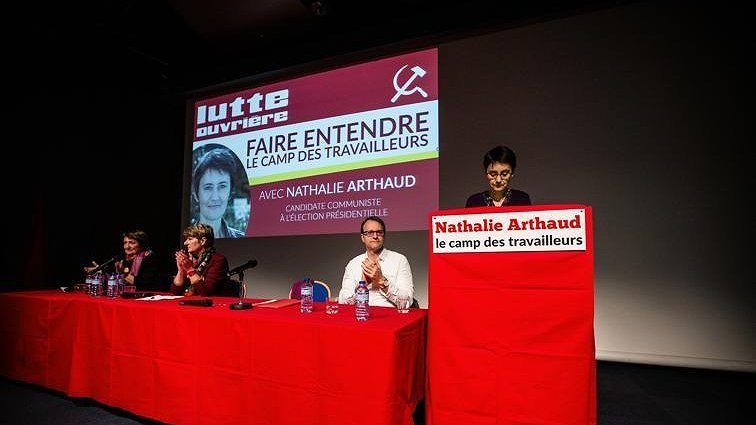 Nathalie Arthaud donne sa “consigne” de vote