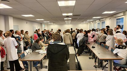 Illustration La colère monte au CHU de Besançon