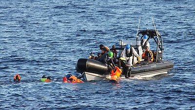 Illustration chasse à l'homme