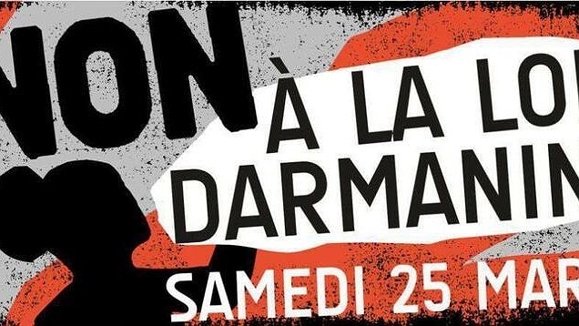 Illustration - Manifestation contre la loi Darmanin