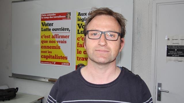 Législatives à Lorient. Mathieu Piro, candidat Lutte ouvrière