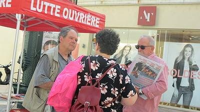 Illustration - La caravane Lutte ouvrière de retour 