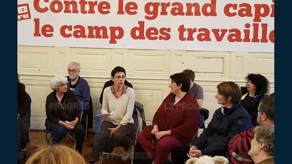 Illustration - Nathalie Arthaud en campagne à Dole