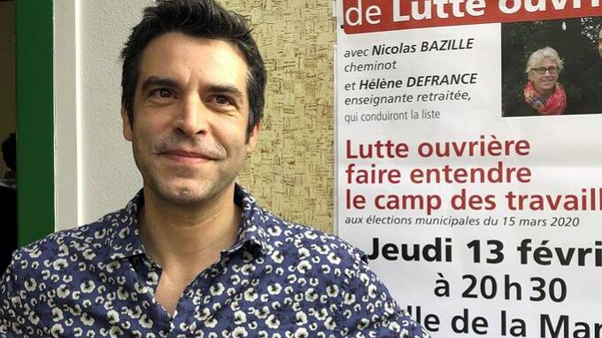 Municipales 2020. Nantes : Nicolas Bazille candidat Lutte ouvrière