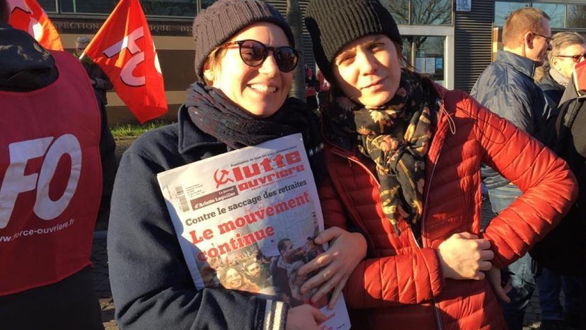 Illustration - Une candidate Lutte ouvrière pour la mairie