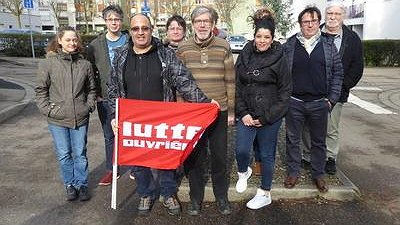 Illustration -  Jacques Lacreuse, tête de liste pour Lutte Ouvrière, a présenté sa liste