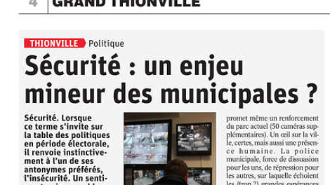 Illustration - Sécurité : un enjeu des municipales ? Le point de vue de Guy Maurhofer, tête de liste LO