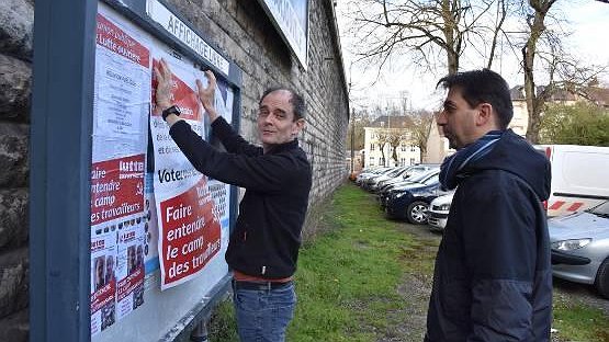 Illustration - À Chartres, Vincent Chevrollier, le candidat de Lutte ouvrière veut être « les yeux et les oreilles des travailleurs »