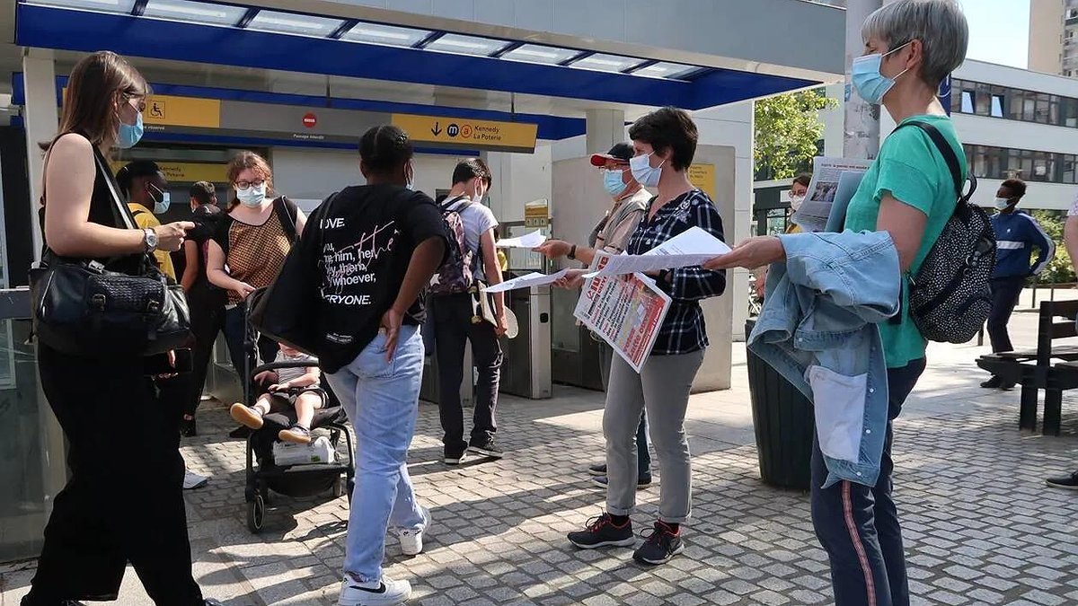 Illustration - Valérie Hamon, candidate du camp des travailleurs