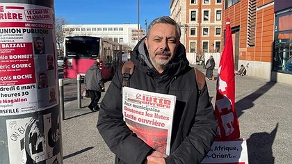 Illustration Rémy Bazzali tête de liste à Marseille