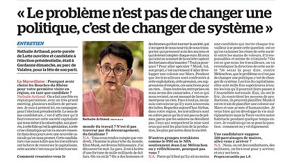 Illustration Le problème n'est pas de changer de politique, c'est de changer de système