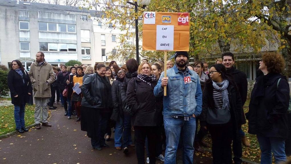 Illustration - JOURNEE DE GRÈVE A LA CAF