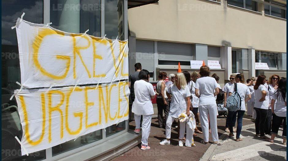 Les Urgences et le laboratoire en grève à l’hôpital 
