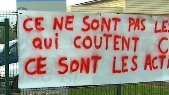 Illustration - Ceux qui ruinent les entreprises ce sont les actionnaires... pas les licenciés !
