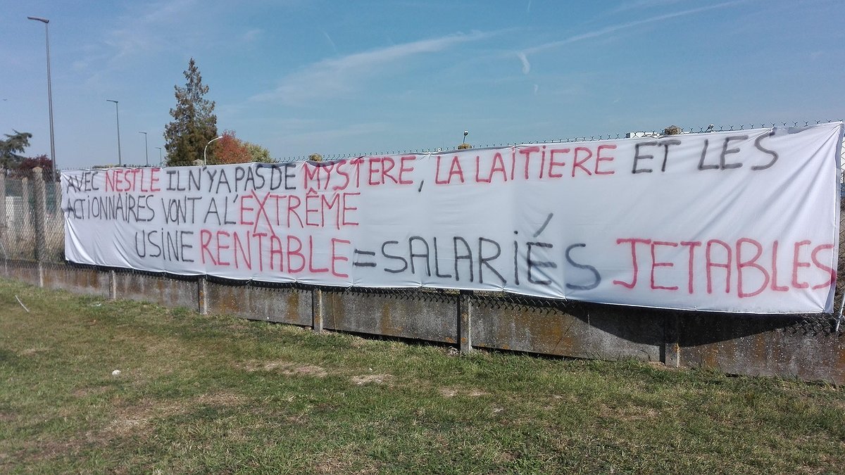Illustration - Nestlé-Beauvais : non à la menace de voir 500 travailleurs perdre leur salaire