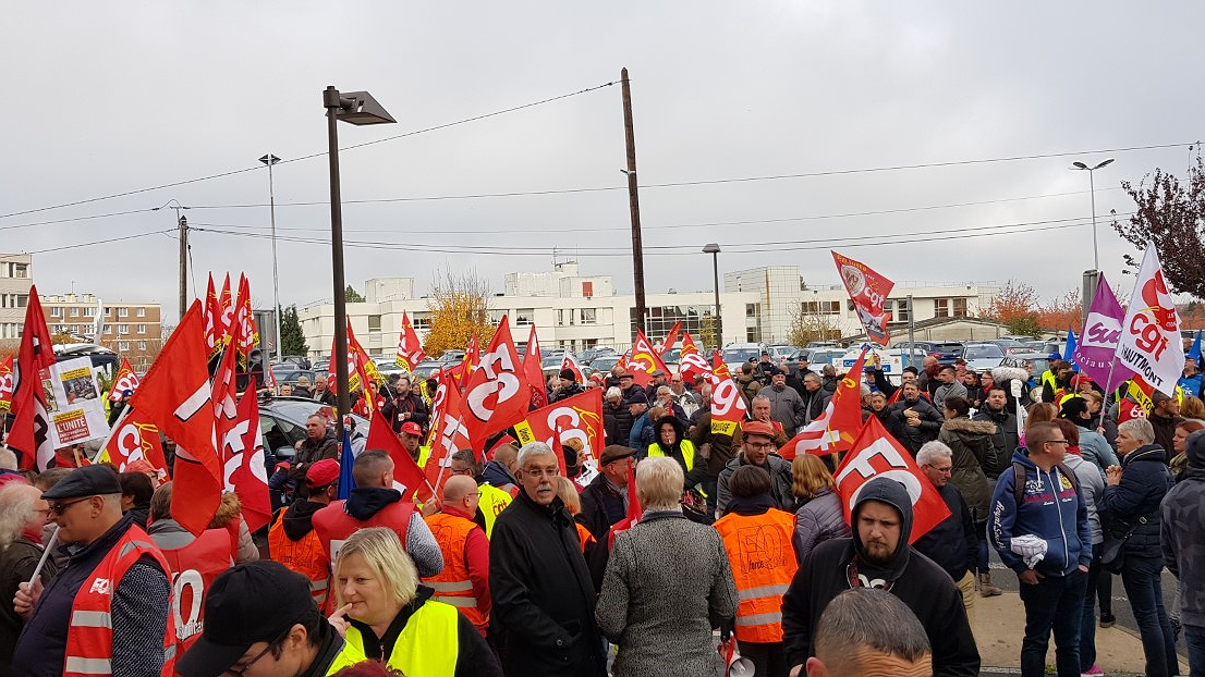 Illustration - Macron n’était pas le bienvenu !