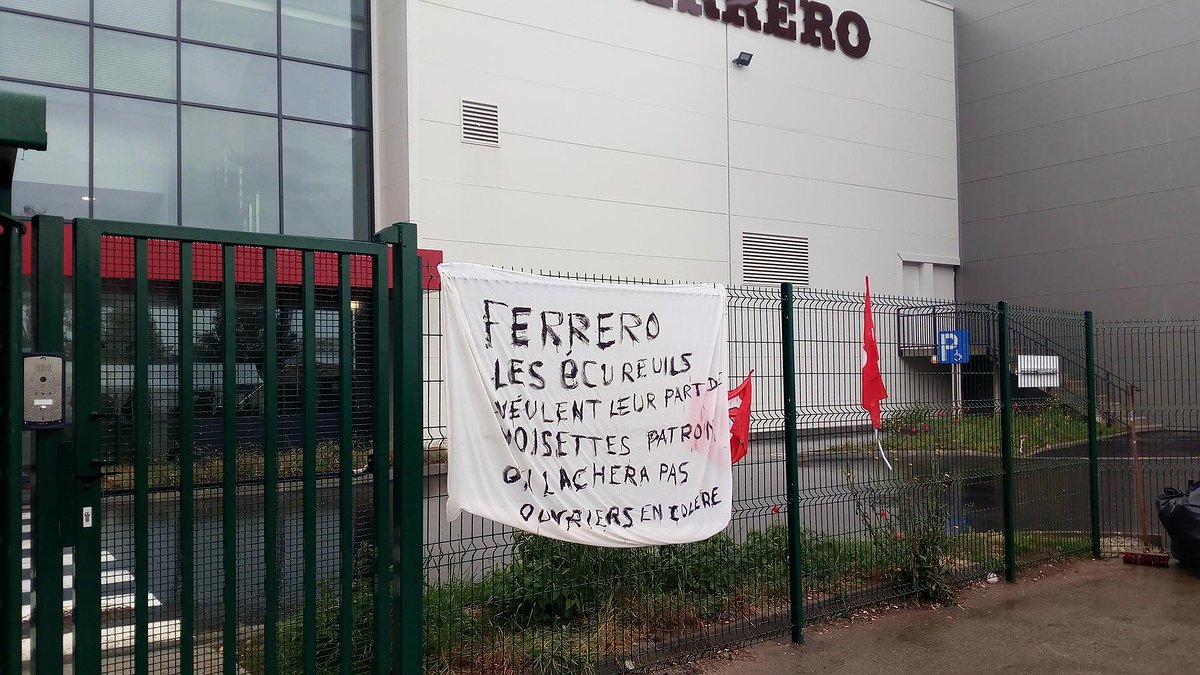 Illustration -               Neuf jours de grève ont fait plier Ferrero !