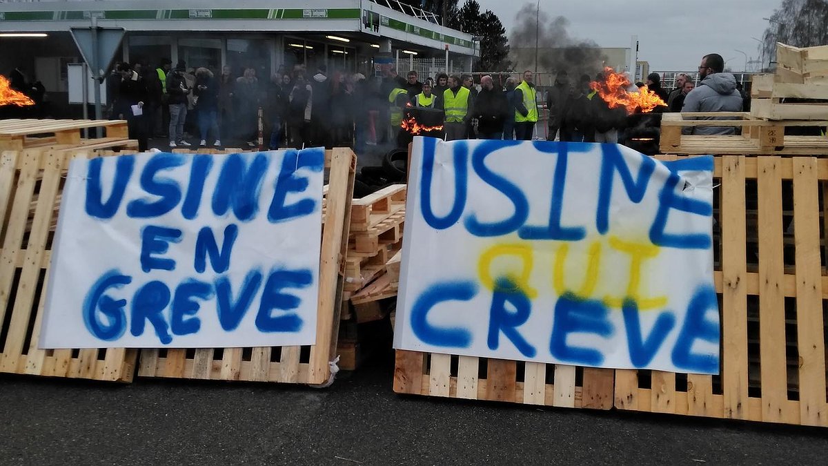 Illustration - Nestlé - Itancourt : les travailleurs en grève