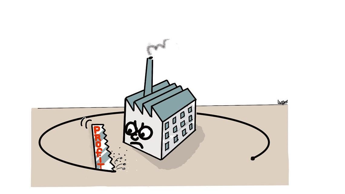 Illustration - La boule au ventre !