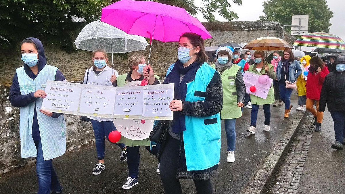 Illustration - Les salariées dans la rue