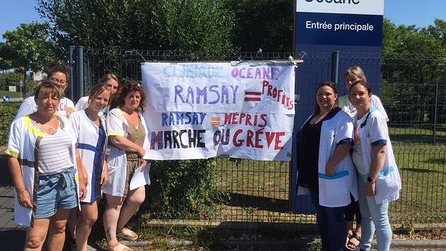 Illustration - Le groupe Ramsay récolte une grève à 100%