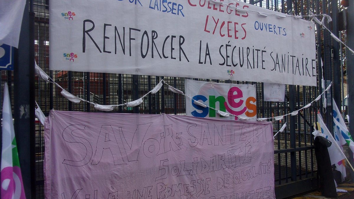 Illustration - Protocole sanitaire : les personnels des collèges disent « ca suffit » !