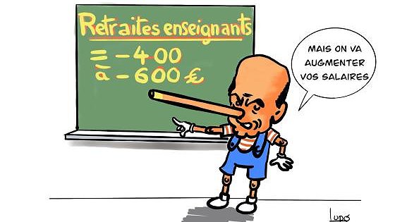 Illustration - Salaires enseignants : Blanquer rend copie presque blanche