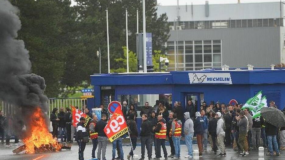 Illustration - Attaque contre les travailleurs chez Michelin