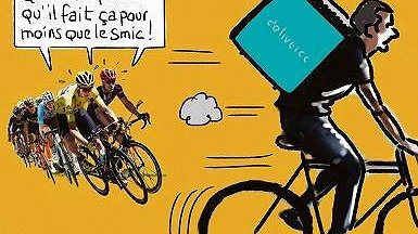 Illustration - « Livreurs Uber, on est en colère »