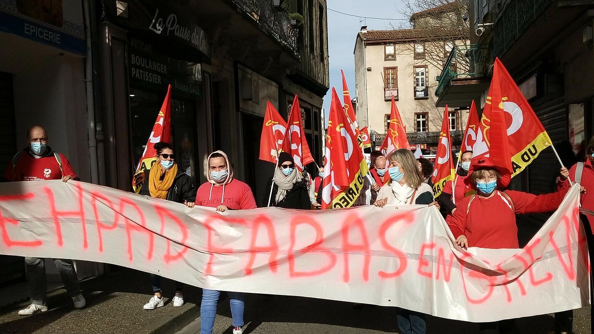 Illustration - GRÈVE À L’EHPAD