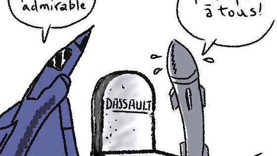 Illustration - À Dassault : ses serviteurs politiques reconnaissants