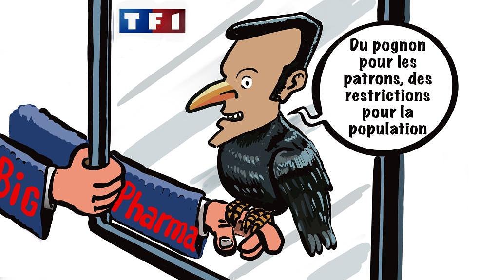 Illustration - Pandémie : Macron s’autofélicite