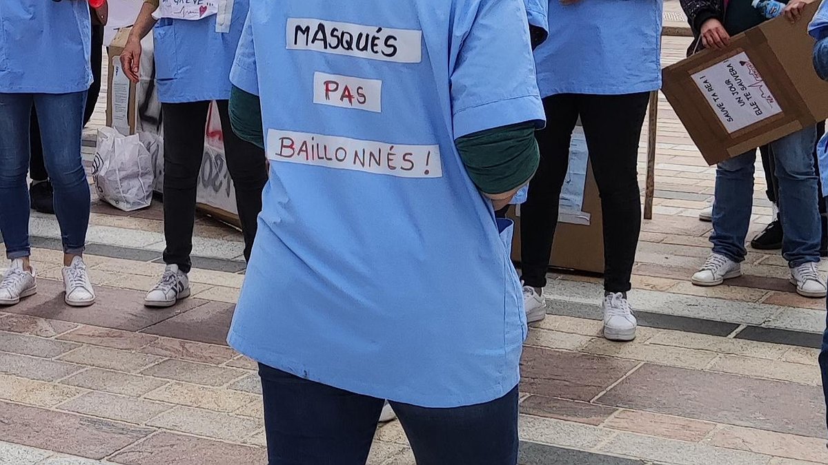 Illustration - Les services de réanimation de l'Oise manifestent à Beauvais