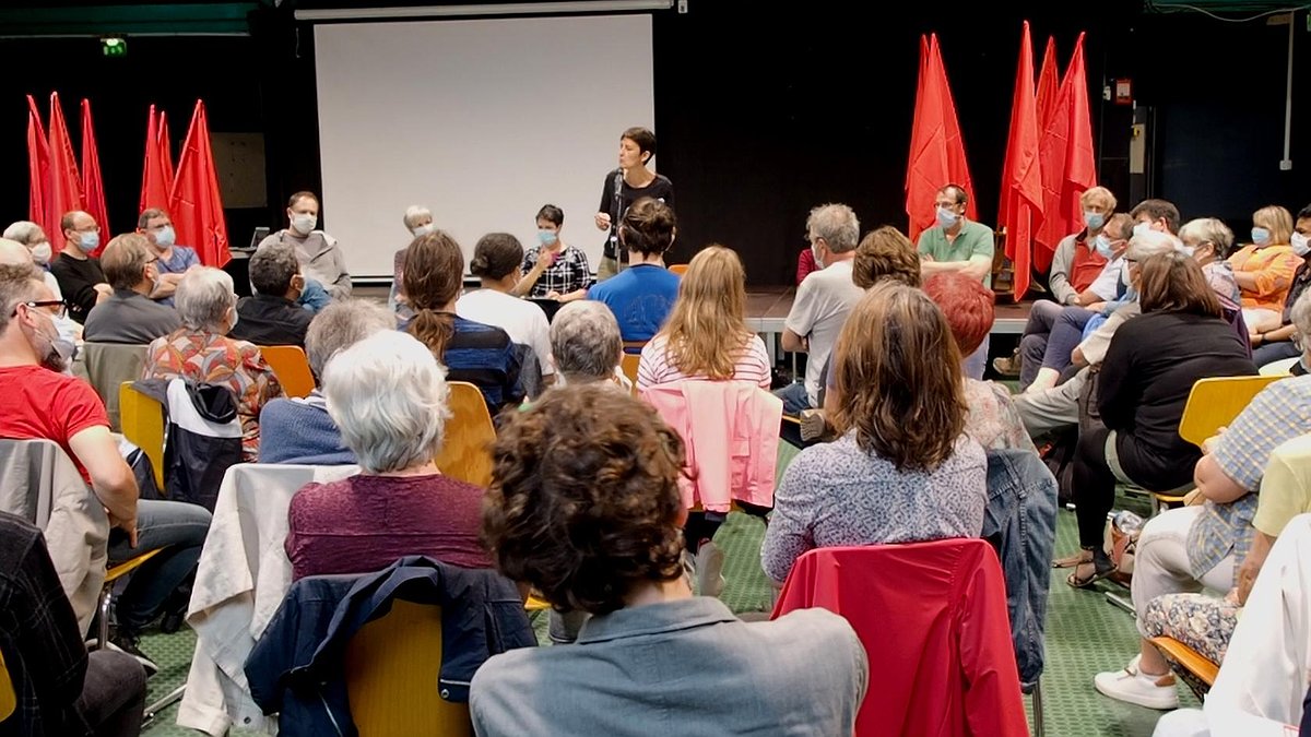 Illustration - Une réunion publique réussie