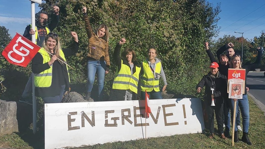 Illustration - Les travailleurs de la stérilisation en grève