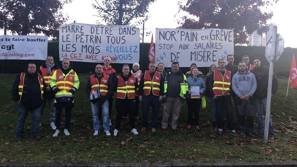 Illustration - Les salariés de Nor’Pain en grève pour de meilleurs salaires