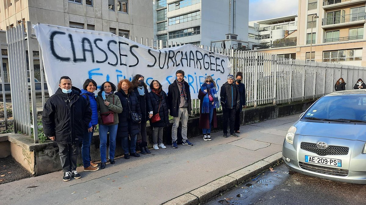 Illustration - Grève contre la dégradation du climat scolaire