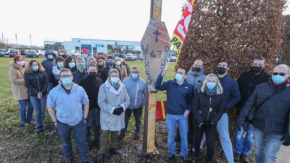 Illustration - Eaton : en grève contre une fermeture inadmissible