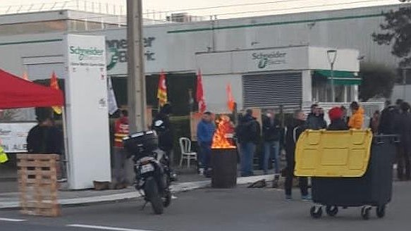 Illustration - SCHNEIDER : en grève pour les salaires