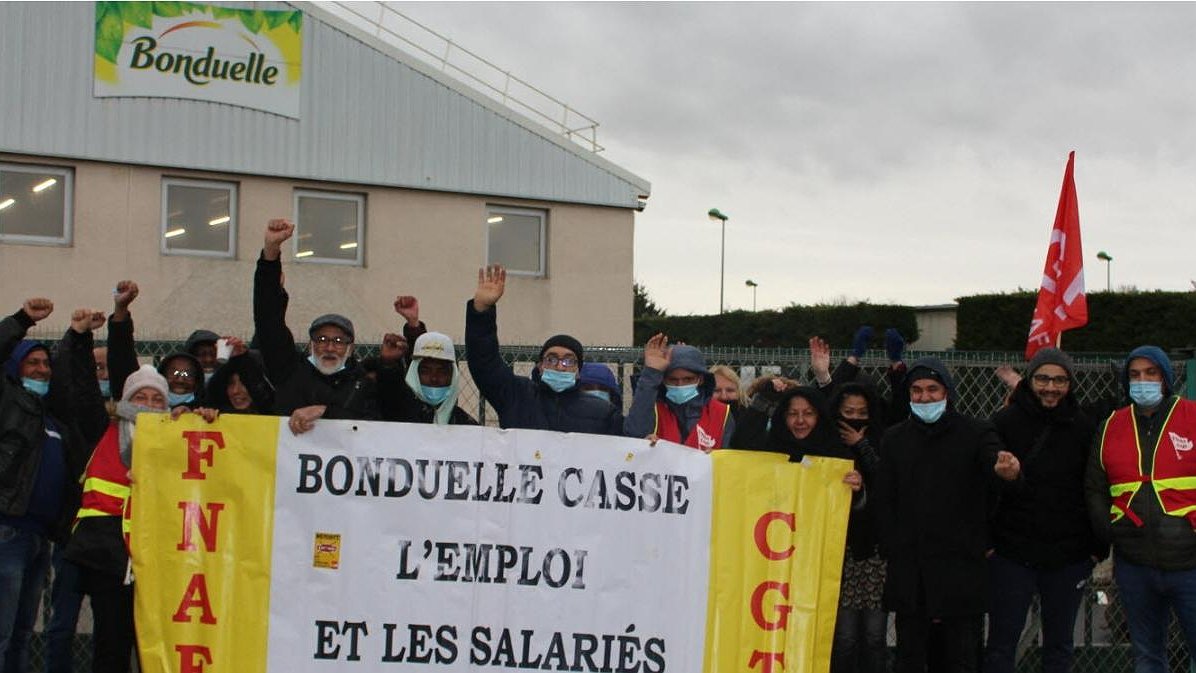 Illustration - Les grévistes refusent les salades de la direction !