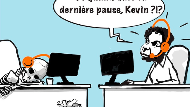 Illustration - Le travail, ça use