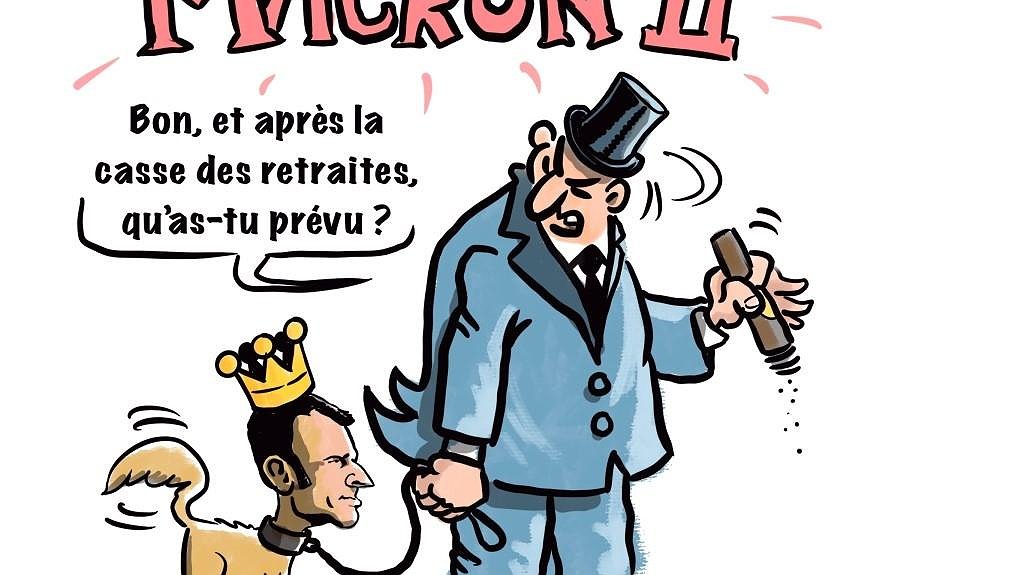 Illustration - Macron saison 2 : plus loin pour le capital et contre les travailleurs