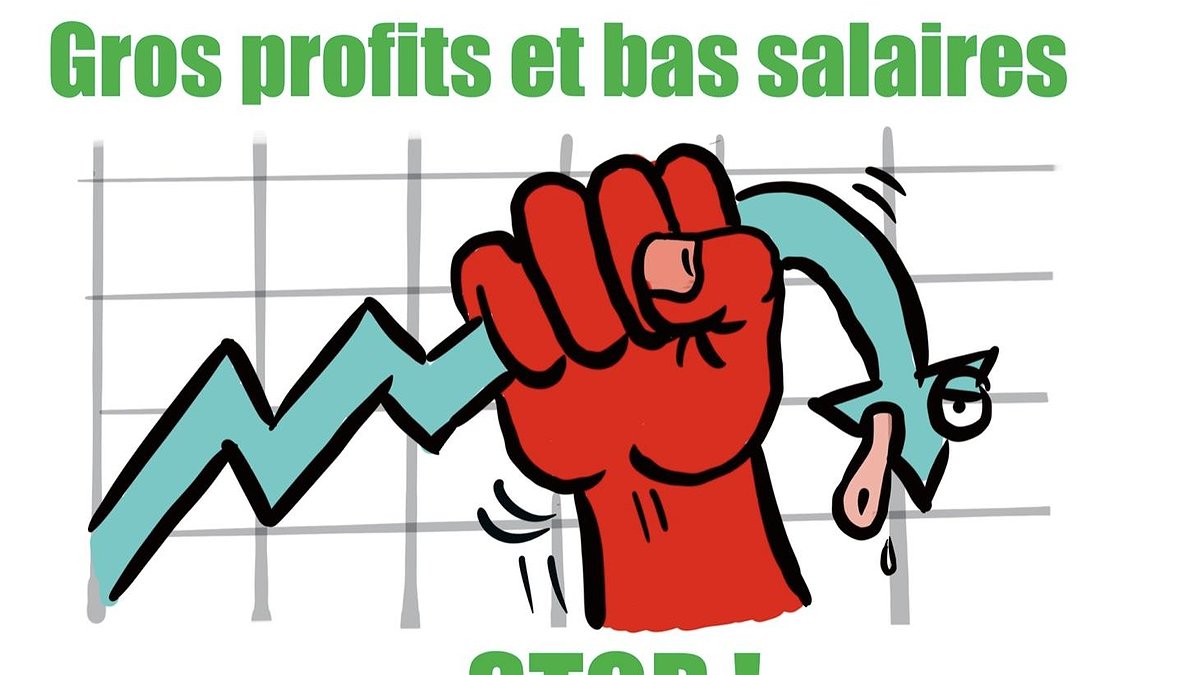 Illustration - En grève pour les salaires