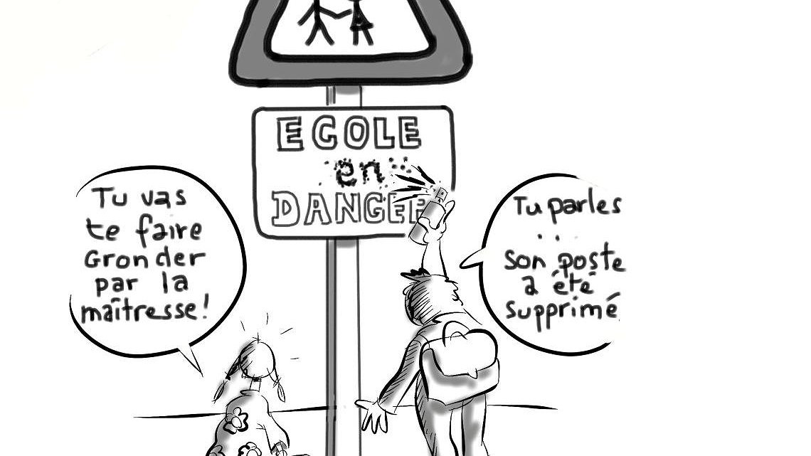 Illustration - Quand l’Education nationale organise la précarité et la désertification