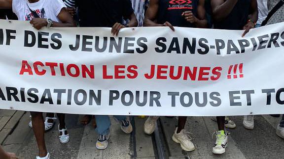 Illustration - Les jeunes migrants se mobilisent