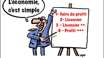 Illustration -  Licencier pour s’enrichir toujours plus