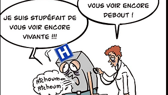 Illustration - Plan blanc et manque de lits