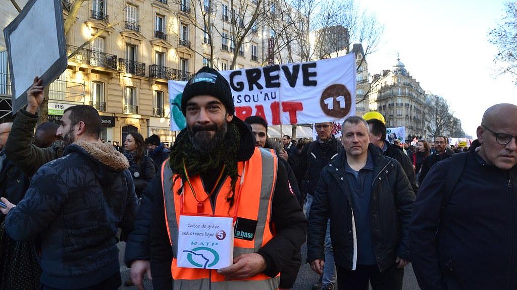 RATP : les grévistes souhaitent la bienvenue à Castex
