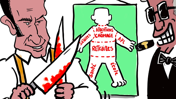 Illustration - La retraite par répartition : payée par les travailleurs, très peu par les patrons