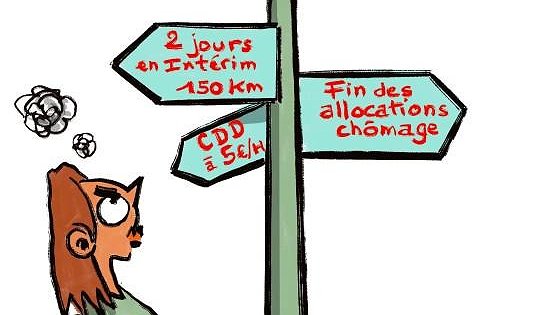 Illustration - Chômage : répartition du travail entre tous les travailleurs